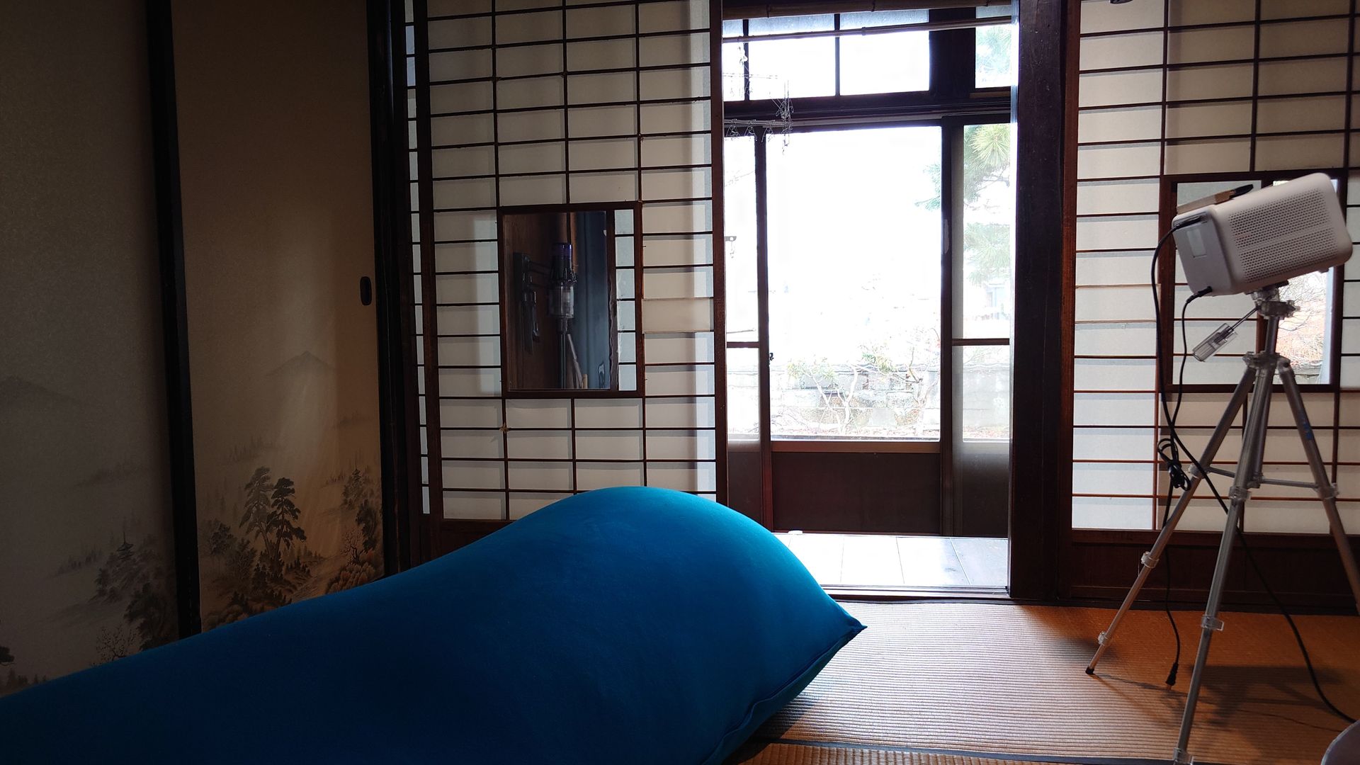 Kominka tatami room with natural light